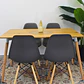 Set Juego de Comedor Mesa Eames Rectangular 120x80cm + Sillas Eames Clásicas - Miniatura 17
