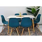 Set Juego de Comedor Mesa Eames Rectangular 120x80cm + Sillas Eames Clásicas - Miniatura 19