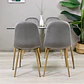 Set de Comedor Rectangular Vidrio 120x80cm + Sillas Eames Velvet - Miniatura 10