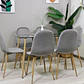 Set de Comedor Rectangular Vidrio 120x80cm + Sillas Eames Velvet - Miniatura 11