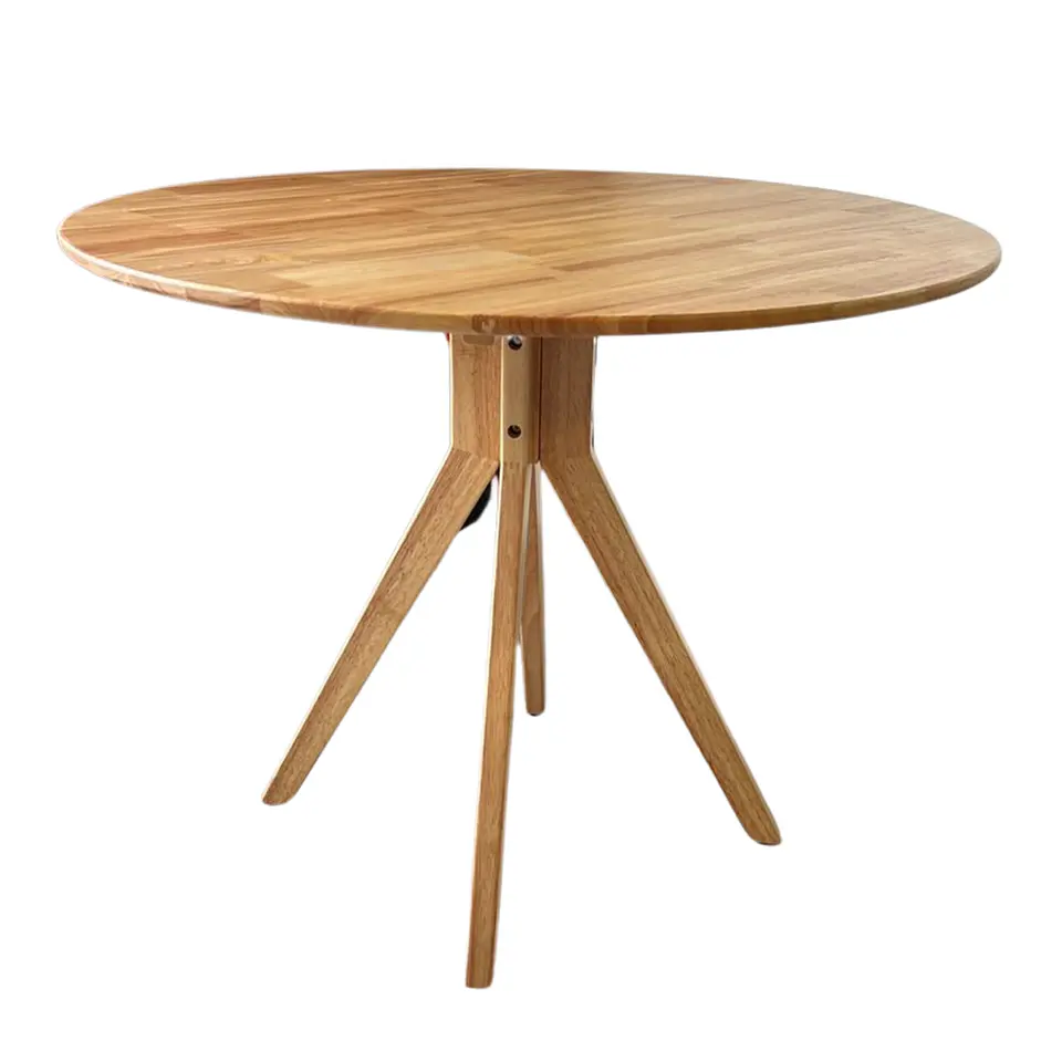 Mesa Redonda Komoro de Madera 100cm Diámetro  4