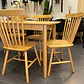 Set Comedor Mesa Komoro Rectangular 150x90cm + Sillas Windsor Madera  - Miniatura 9