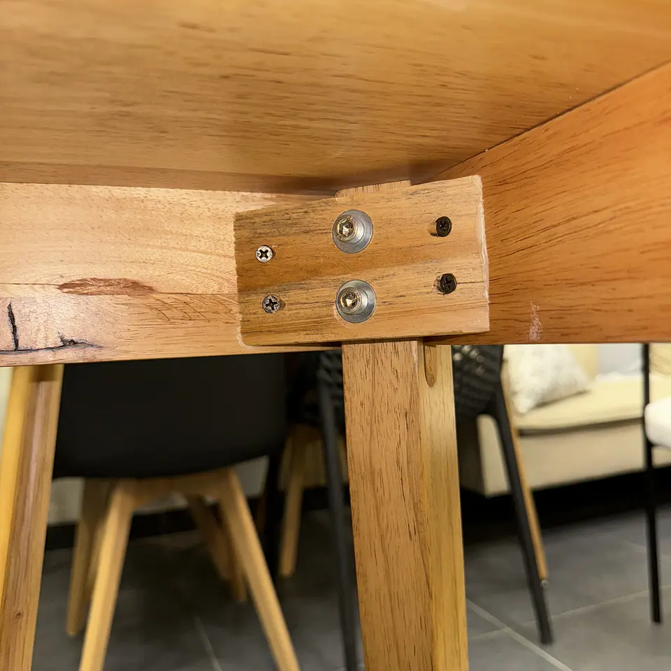 Set Comedor Mesa Komoro Rectangular 150x90cm + Sillas Windsor Madera  10