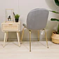 Silla Berta Velvet Base Dorada - Miniatura 6