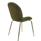 Silla Berta Velvet Base Dorada - Miniatura 12