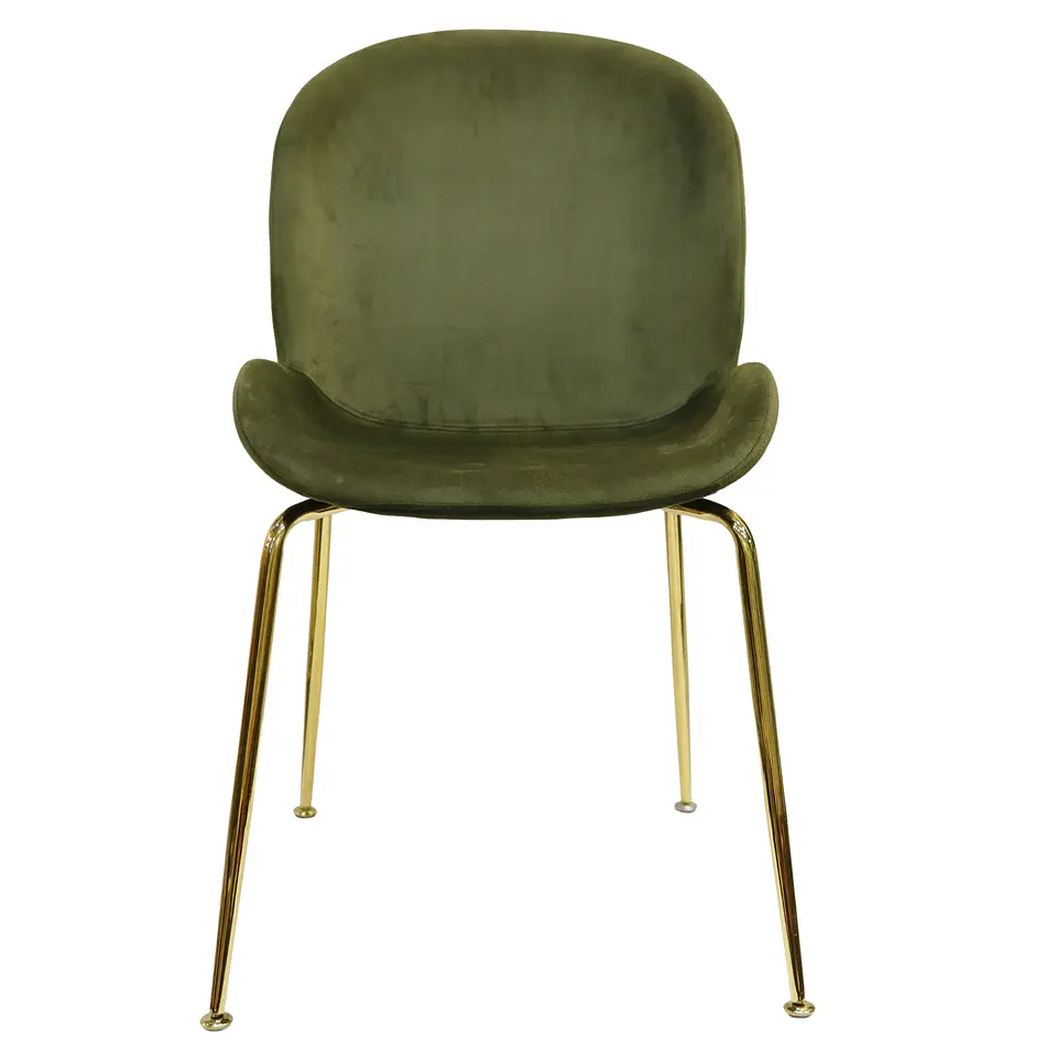 Silla Berta Velvet Base Dorada 13