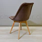 Silla Eames Tulip Velvet Acolchada - Miniatura 15