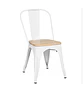 Silla Tolix Asiento de Madera - Miniatura 2