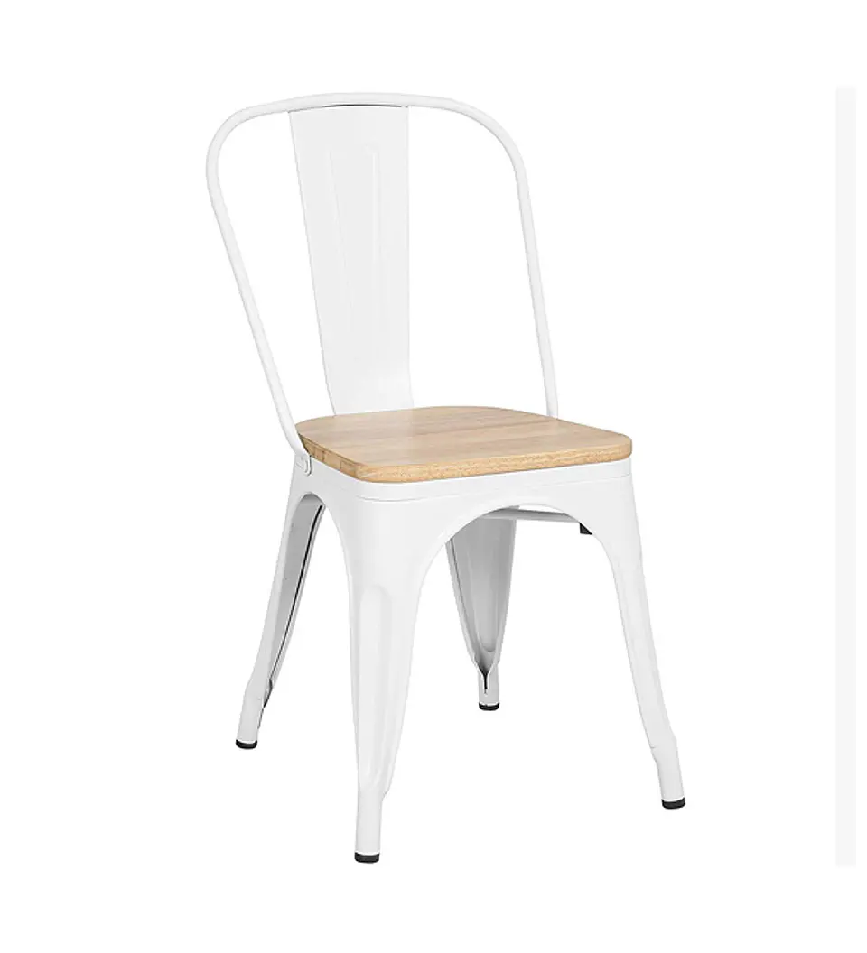 Silla Tolix Asiento de Madera 2