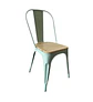 Silla Tolix Asiento de Madera - Miniatura 5