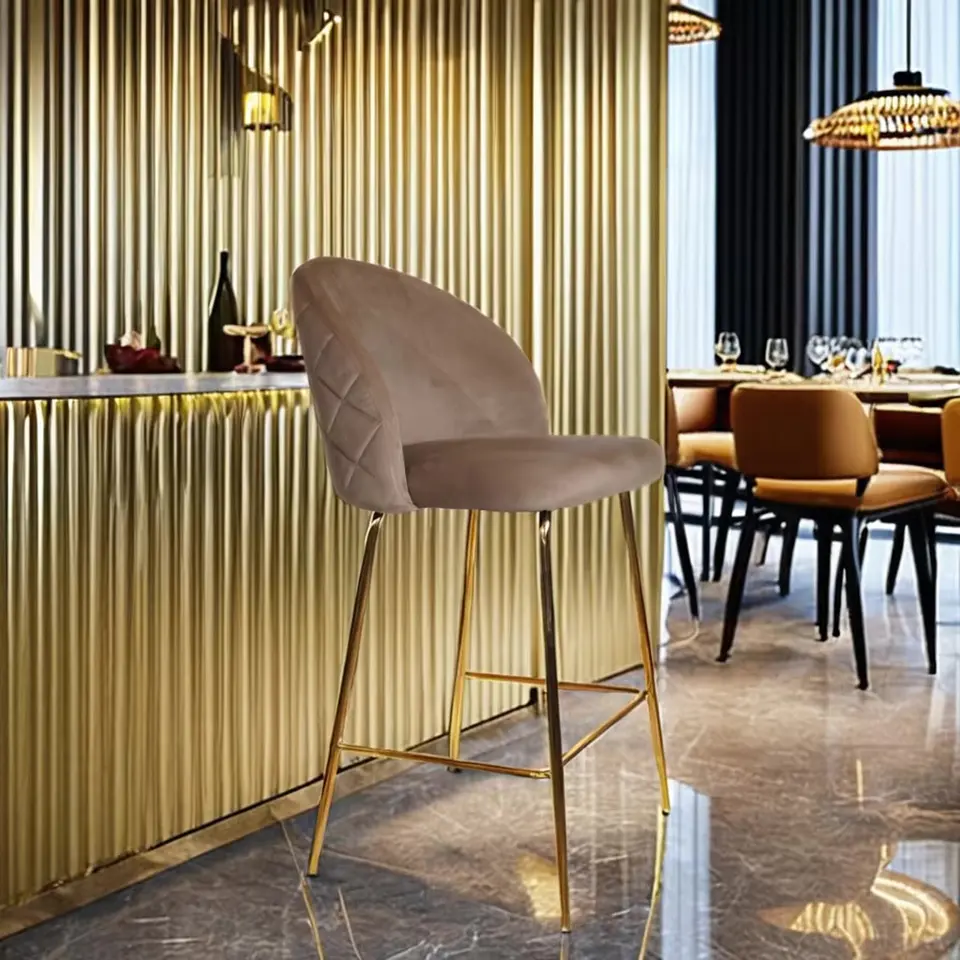 Taburete B Gold 67cm  6