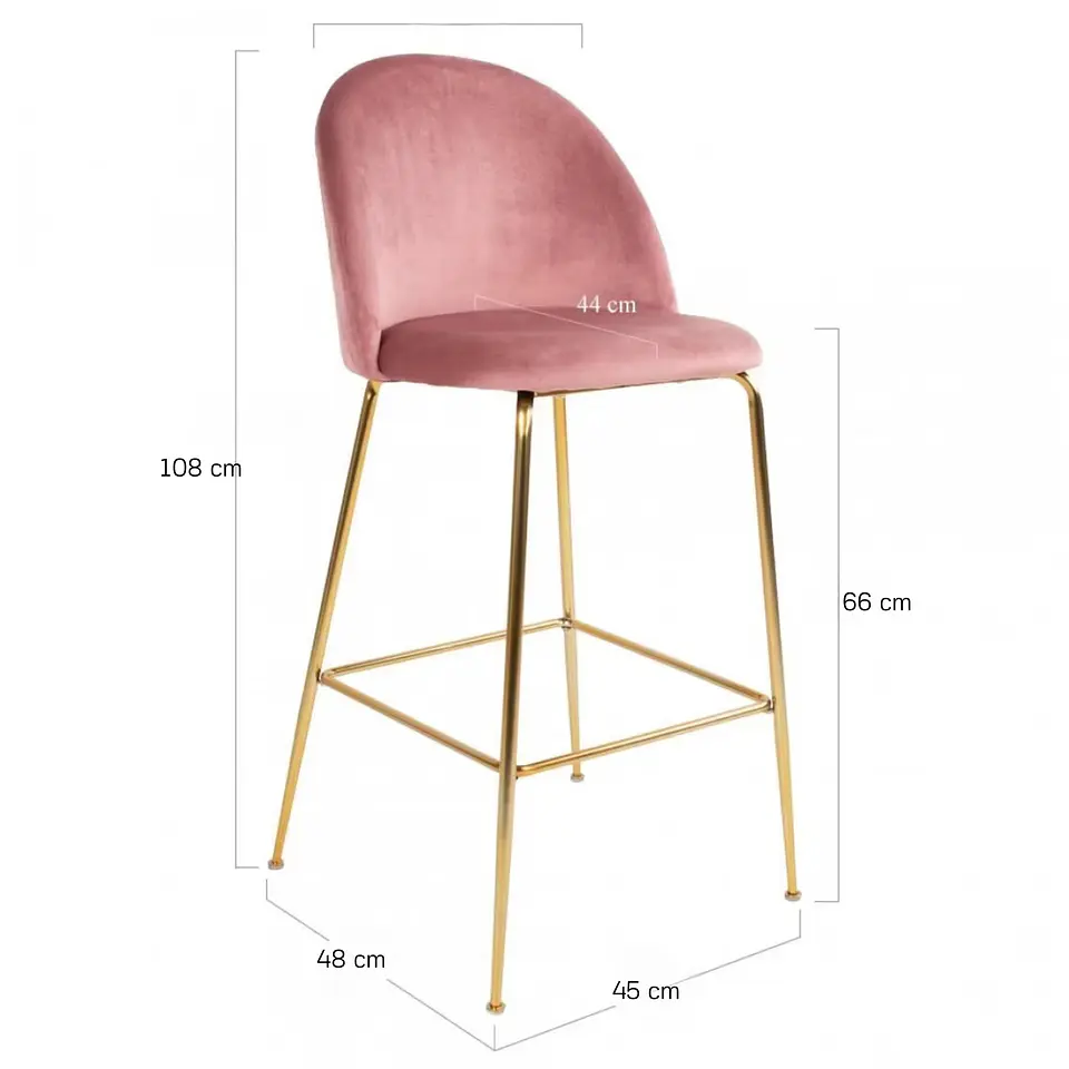 Pack de 2 Taburetes B Gold 67cm  5