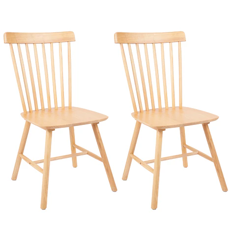 Pack de 2 Sillas Windsor de Madera 