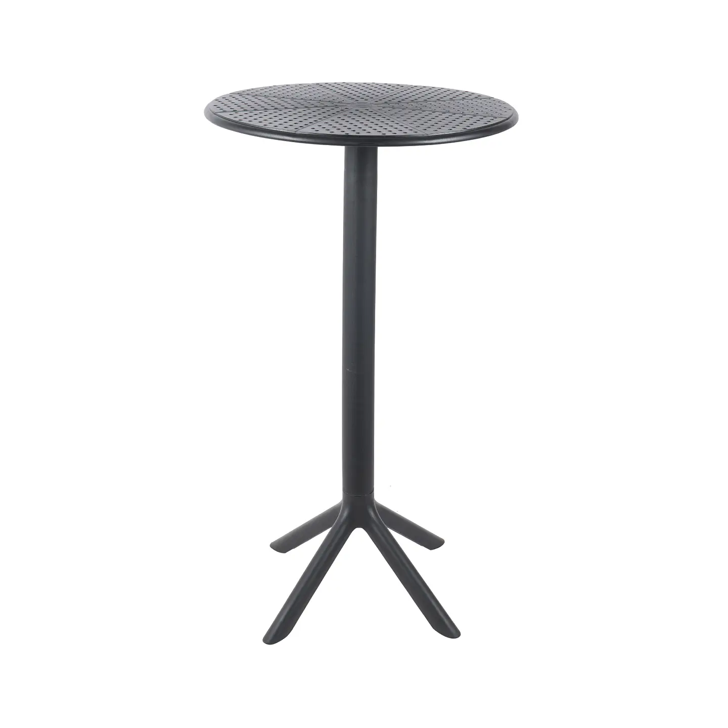 Mesa Euro Basic Redonda para Taburetes 60cm de diámetro / 105cm de Altura  1