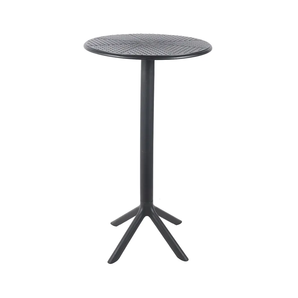 Mesa Euro Basic Redonda para Taburetes 60cm de diámetro / 105cm de Altura  1