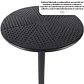Mesa Euro Basic Redonda para Taburetes 60cm de diámetro / 105cm de Altura  - Miniatura 4