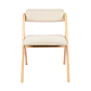 Silla Plegable Acolchada de Lino - Miniatura 3