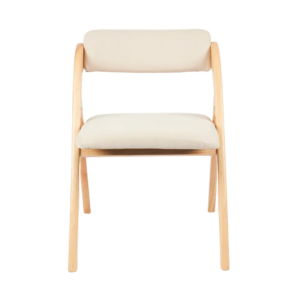 Silla Plegable Acolchada de Lino 3