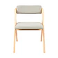 Silla Plegable Acolchada de Lino - Miniatura 5