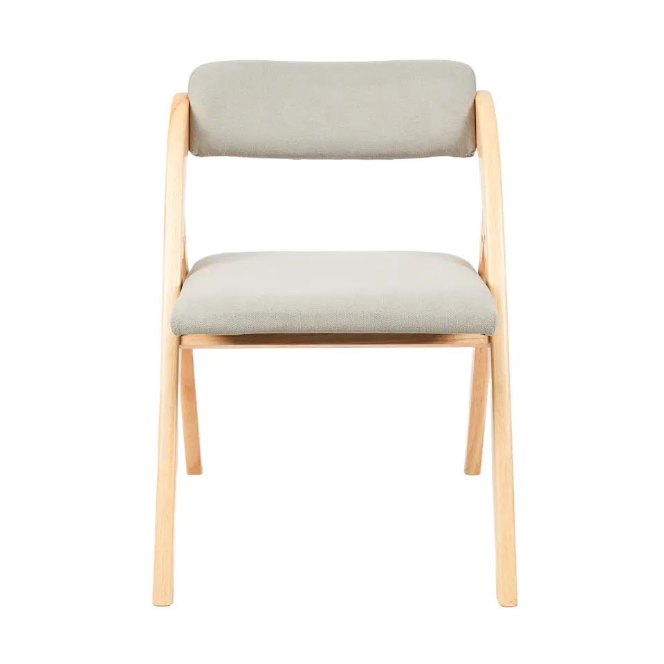 Silla Plegable Acolchada de Lino 5