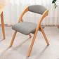 Silla Plegable Acolchada de Lino - Miniatura 9