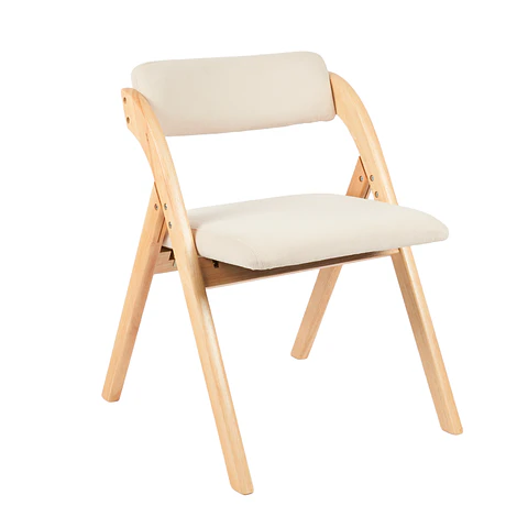 Silla Plegable Acolchada de Lino
