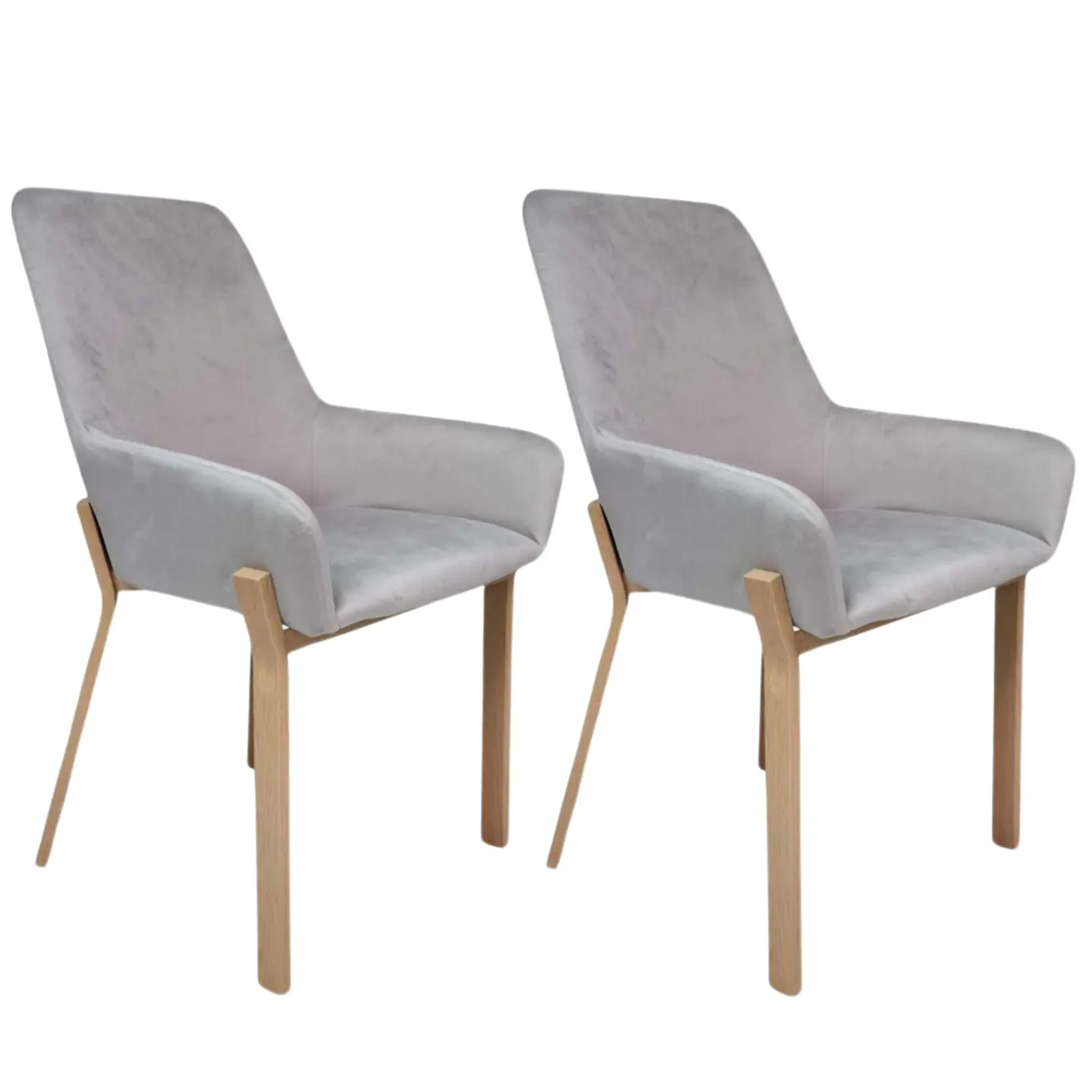 Pack de 2 Sitiales Porto Velvet Oak  2