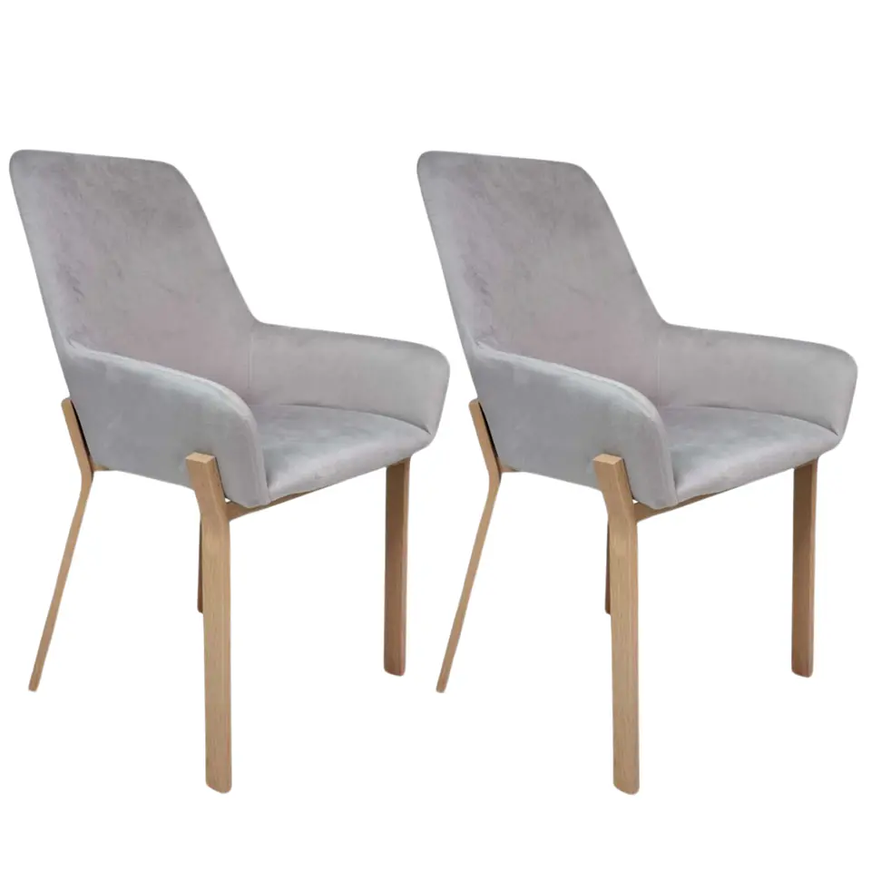 Pack de 2 Sitiales Porto Velvet Oak  2