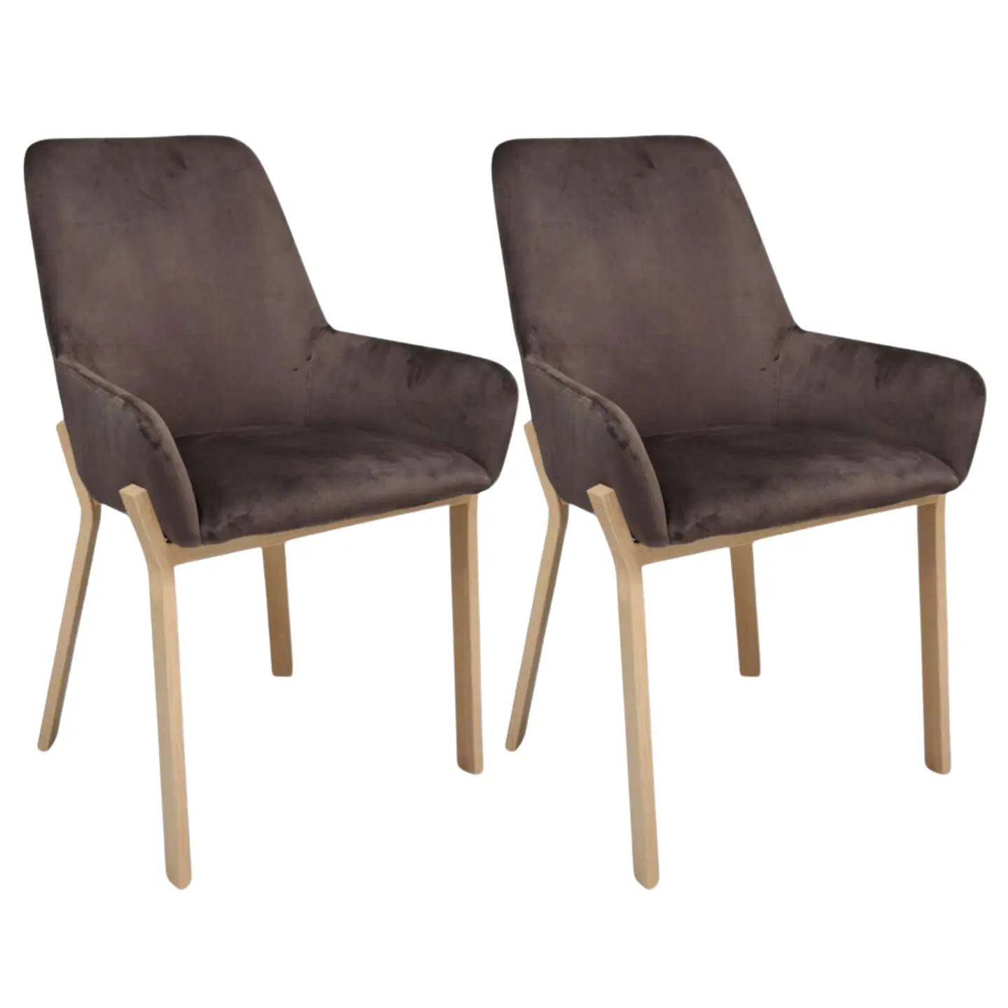 Pack de 2 Sitiales Porto Velvet Oak  5