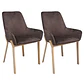 Pack de 2 Sitiales Porto Velvet Oak  - Miniatura 5