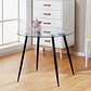Mesa Lyon Redonda de Vidrio Base Negro (80cm, 100cm, 120cm)  - Miniatura 5