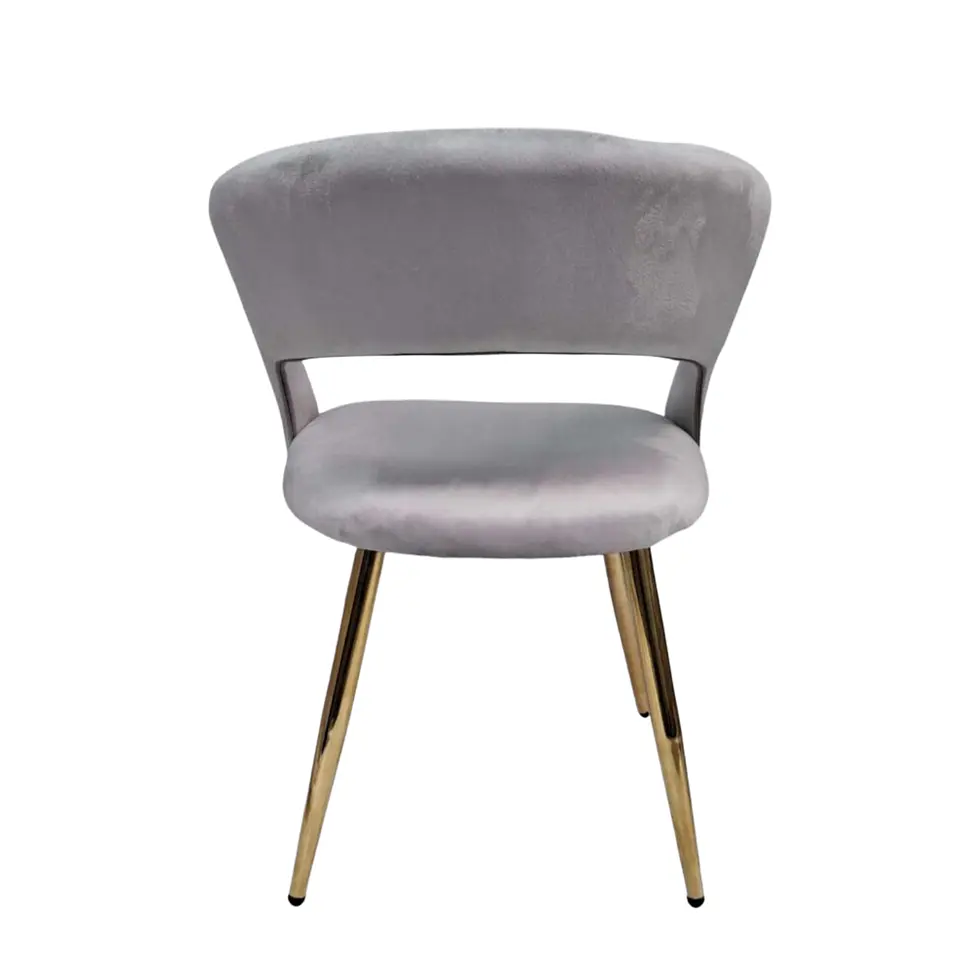 Sitial Curvus Velvet Base Dorada 12