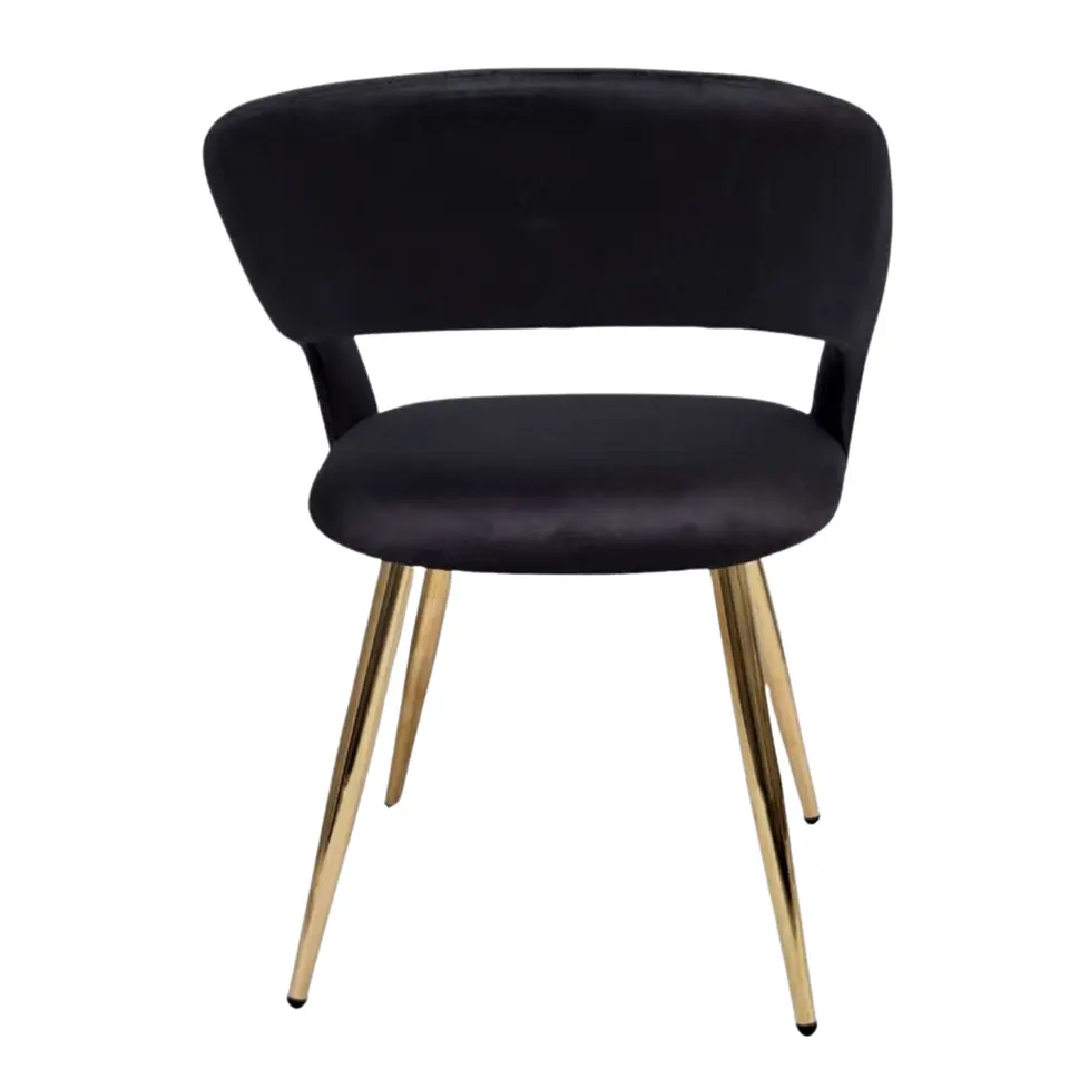 Sitial Curvus Velvet Base Dorada 14