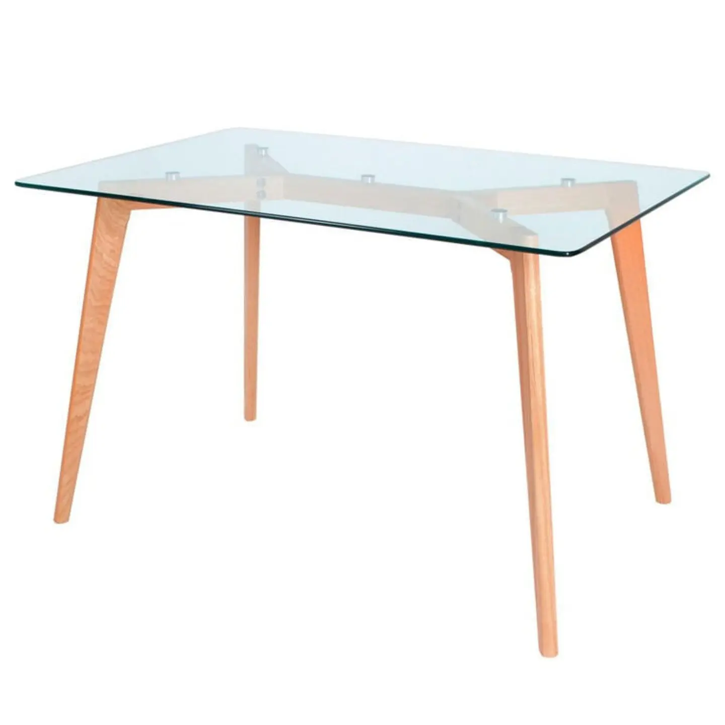 Mesa Brook de Vidrio Rectangular 130x90cm  1
