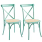 Pack de 2 Sillas Crossback de Madera - Miniatura 6
