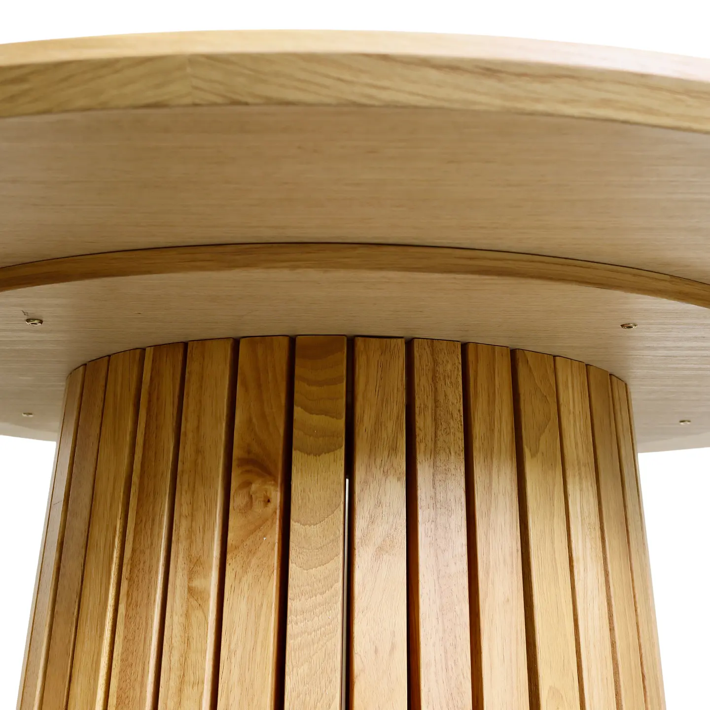 Mesa Redonda de Madera Tierra Alta 120cm de Diámetro  9