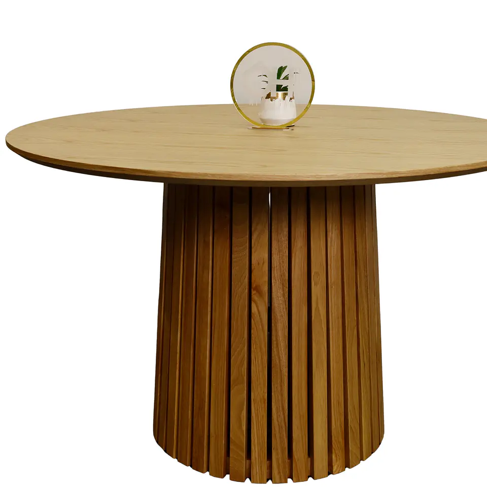 Mesa Redonda de Madera Tierra Alta 120cm de Diámetro  15