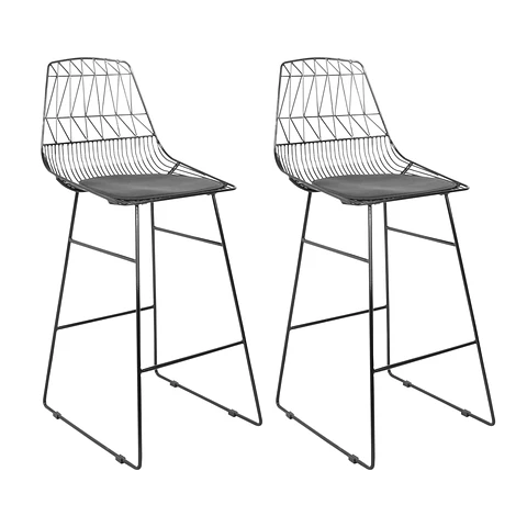Pack de 2 Taburetes Wire Acolchados 77cm
