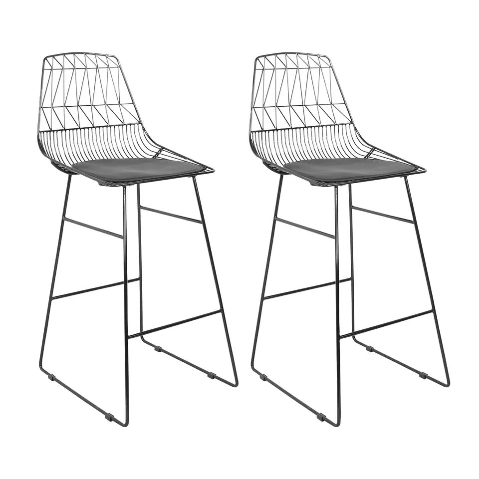 Pack de 2 Taburetes Wire Acolchados 77cm 1