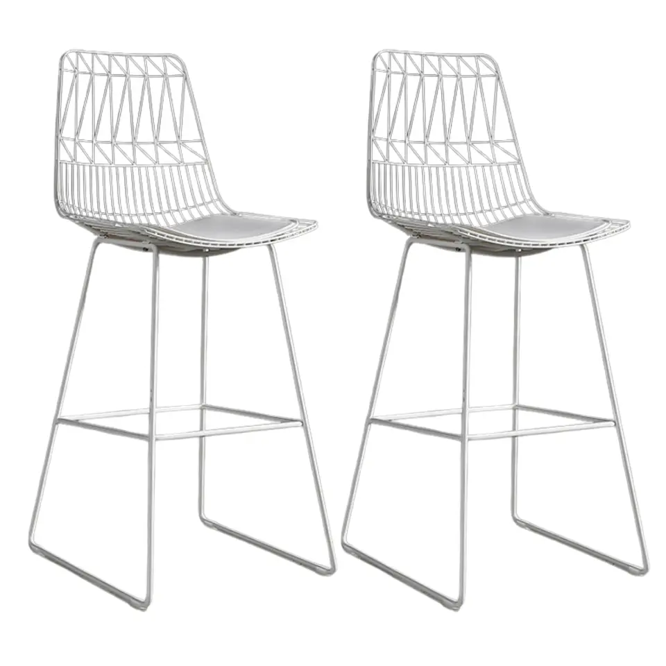 Pack de 2 Taburetes Wire Acolchados 77cm 2
