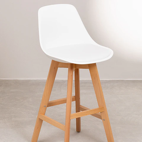 Taburete Eames Acolchado 66cm