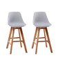 Pack de 2 Taburetes Eames Acolchados 66cm - Miniatura 3