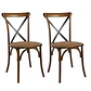 Pack de 2 Sillas Crossback de Madera - Miniatura 4