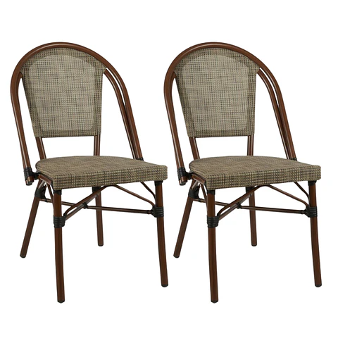 Pack de 2 Sillas Bistro Paris de Textileno