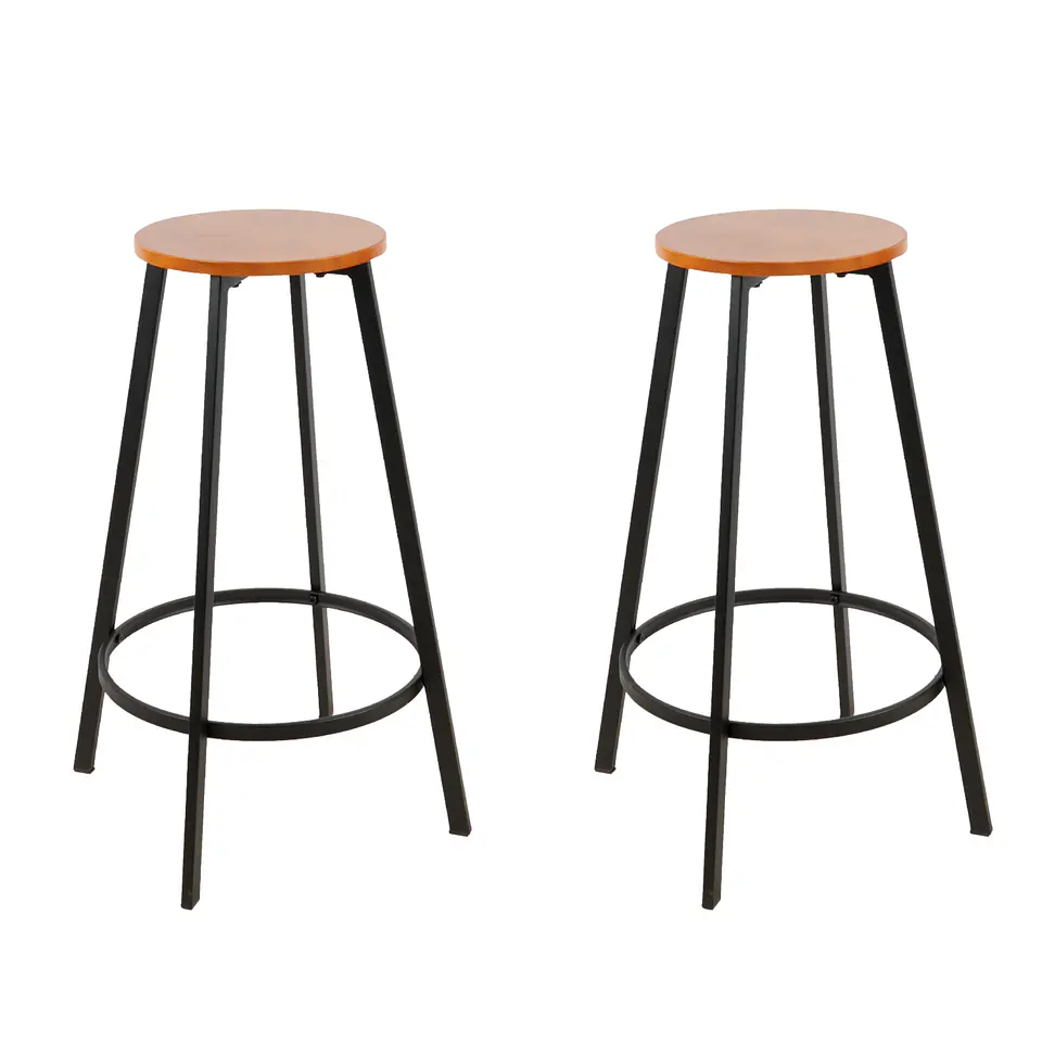 Pack de 2 Taburetes Simply Oak 75cm  1