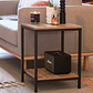 Mesa Lateral Minimal Wood de 2 Niveles 40x40cm  - Miniatura 2