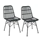 Pack de 2 Sillas Eames Nature de Ratan - Miniatura 2