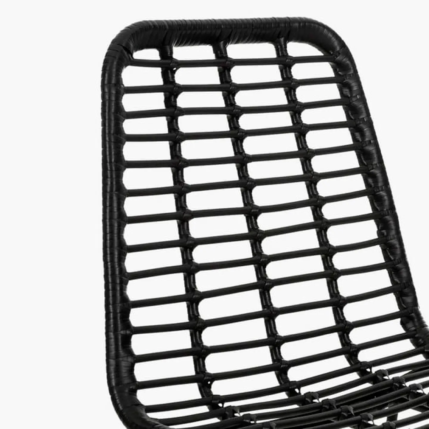 Taburete Eames Nature de Ratan 70cm 3