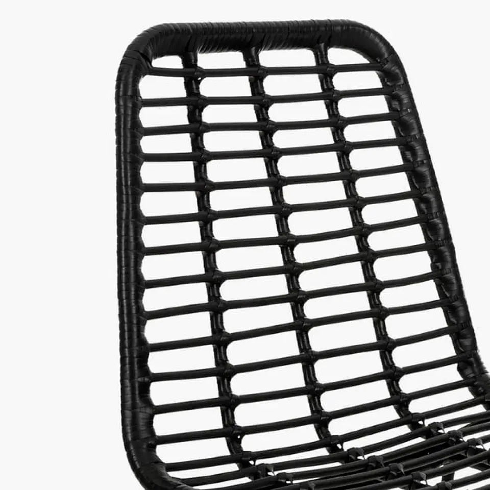 Taburete Eames Nature de Ratan 70cm 3