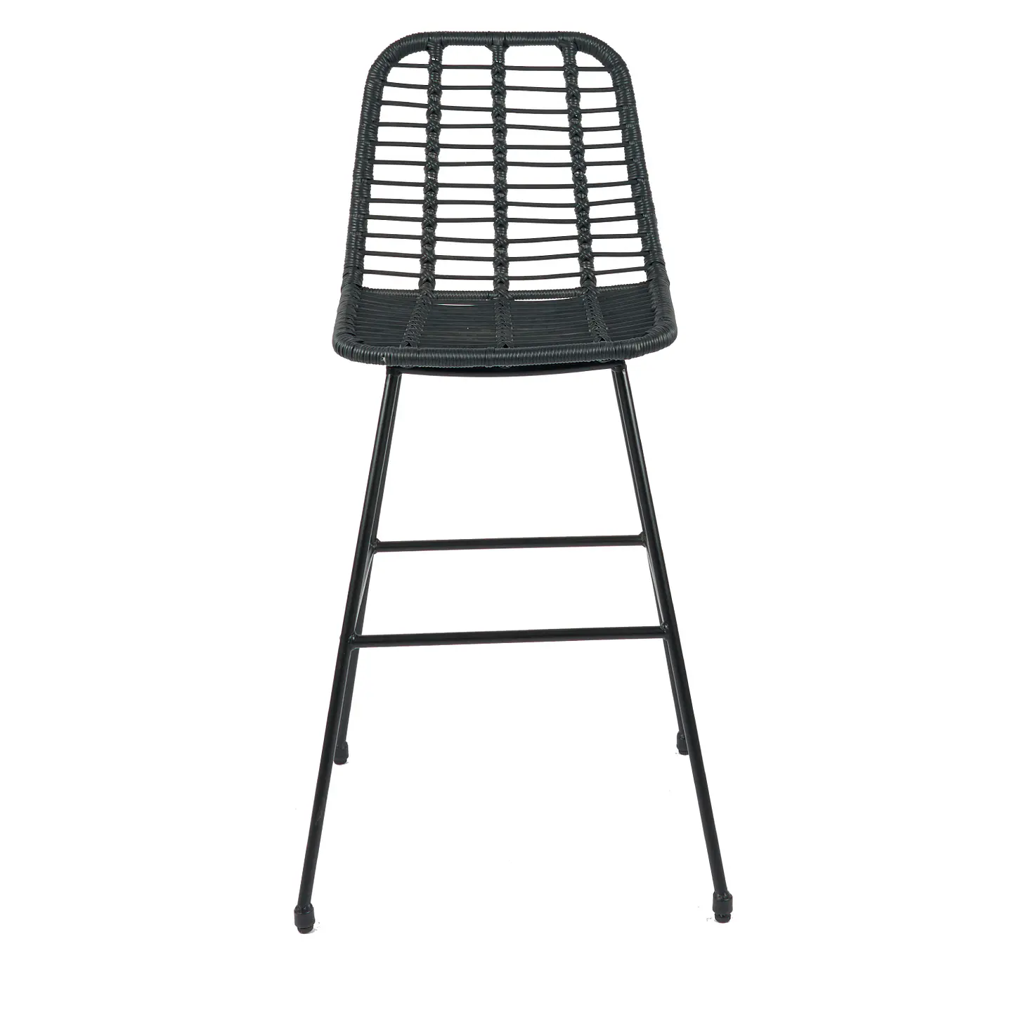 Taburete Eames Nature de Ratan 70cm 5